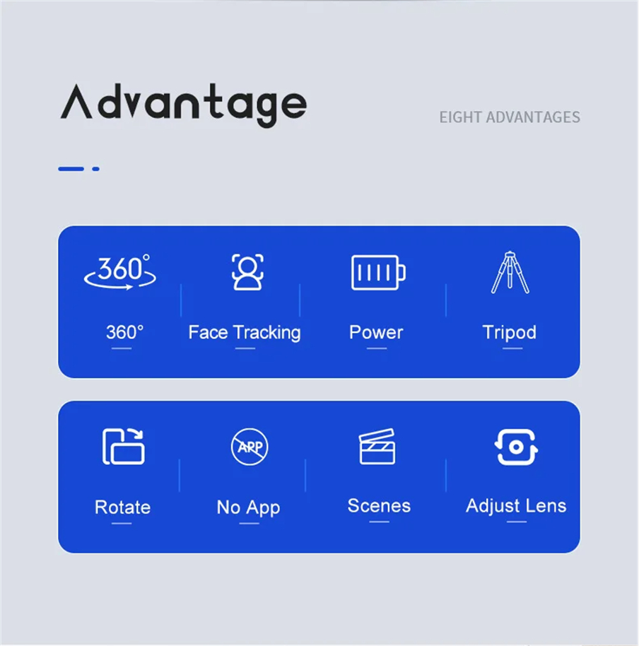 360° AI Face Tracking Gimbal – Auto Follow Phone Holder